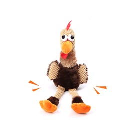 Dog Plush Toy, Squeak Toy, Turkey Dog Toy - Designed for All Dogs, Puppy Toys, Large Dogs - Keep Them Busy with Plush Dog Puzzle Toy