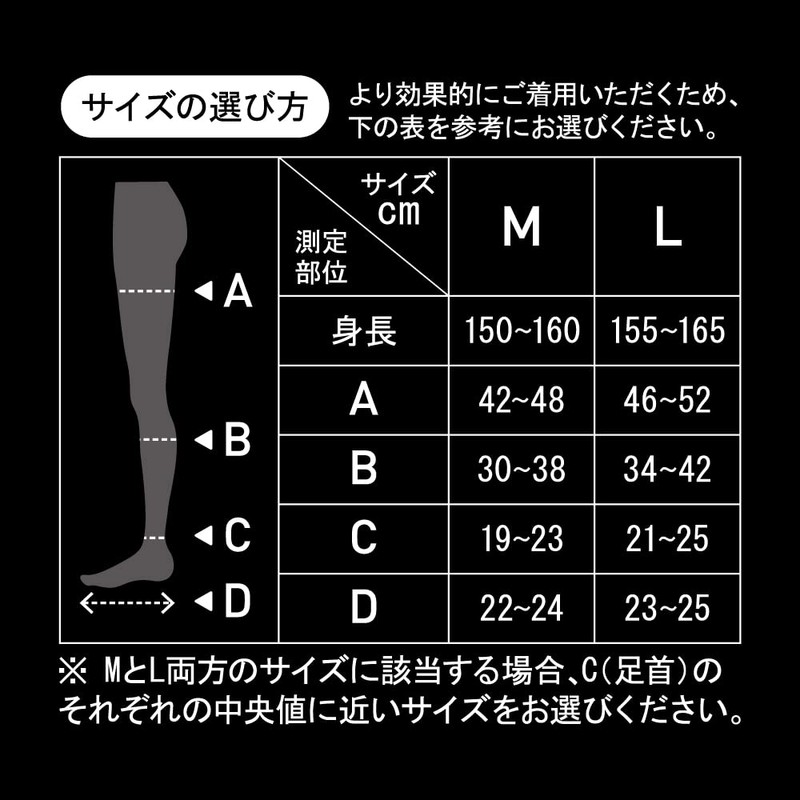 Gunze RIZAP Women's Socks, Compression Over Knee, For Sleeping &