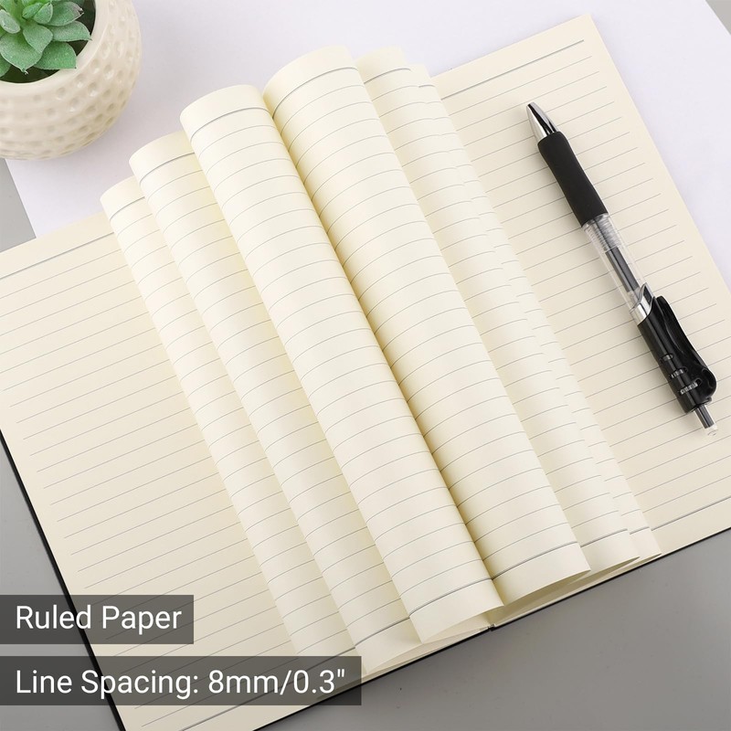 Surard A5 Small Spiral Notebook, 1 Set Black Spiral Notebook