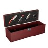 True Cherry 1-Bottle Wine Accessories Gift Set | Premium Corkscrew
