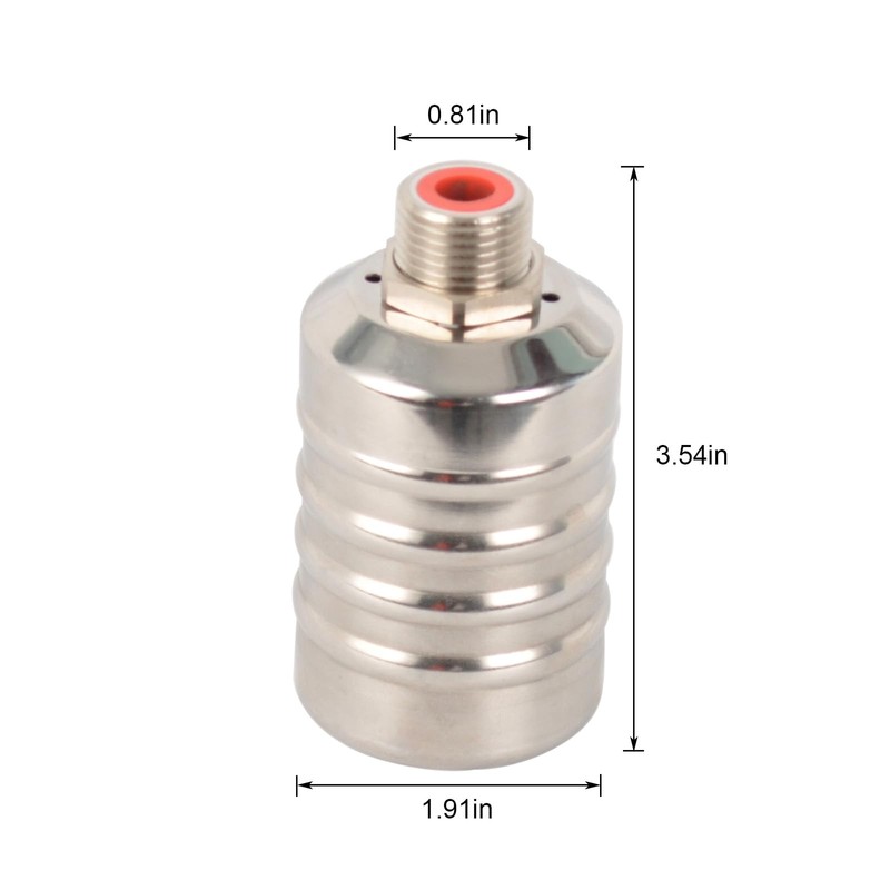 1/2" Male Thread Top Inlet 304 Stainless Steel Mini Float