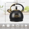 3Quart Whistling Tea Kettle Classic Teapot Stainless Steel Teakettle with