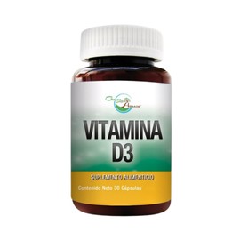 Green house, VITAMINA D3, 30 cápuslas, vitaminas, 10mcg. Suplementos Alimenticios. Multivitaminico Hombre y Mujer. Libre de Gluten y Aditivos.