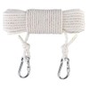 50 Ft Adjustable Cotton Clothesline Rope for Camping & Home