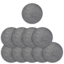 Felt Coasters, Round Table Coasters for Pots, Pans, Plates, Glasses, Bowls and Vases (5, 20 cm)