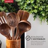 Zanetti - Juego de 5 Utensilios de Cocina de Madera