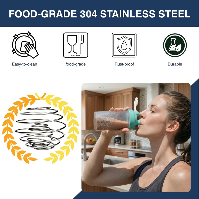 Shaker Balls for Protein Shakes, 304 Stainless Steel Shaker Balls