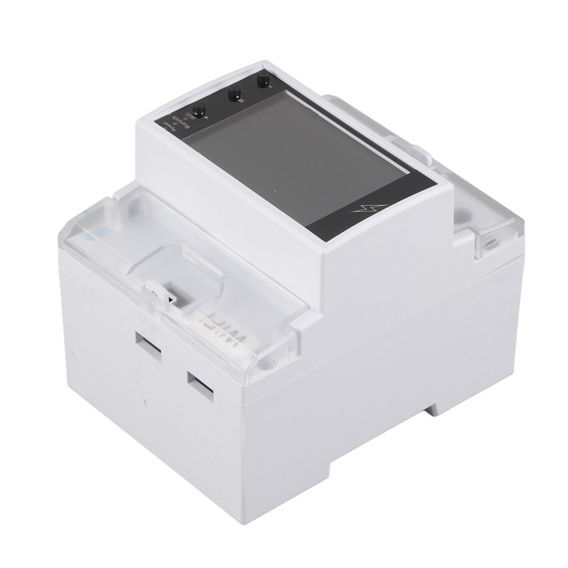 Multifunctional Power Meter DIN Rail 2.4in TFT Display Electric Energy