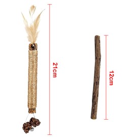 KARELLS Catnip Sticks for Cats, Catnip Sticks, Pack of 4 Matatabi Chew Sticks, Chew Sticks for Cats, Matatabi Cat Chew Toy, Cat Dental Care, Matatabi Stick Cat Sticks