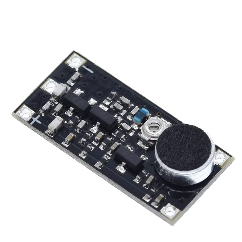 TECNOIOT 2pcs 88-115MHz FM Wireless Transmitter Module with Microphone Adjustable