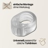 homeXpert Door Handle Buffer Transparent [Pack of 6] Door Stopper