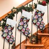 Blueangle Sugar Skull Flower Christmas Stockings 17.7 Inch Gift Holders