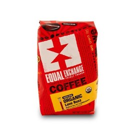 Equal Exchange Organic Coffee, Love Buzz, Whole Beans, 3 - 12 oz Bags