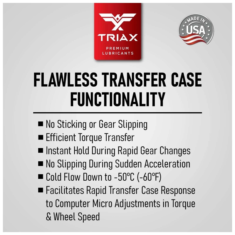 TRIAX DTF-1 Professional Transfer Case Fluid Full Synthetic (1 Quart)