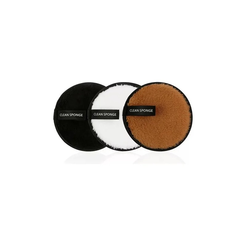 Esponja Limpieza Facial Almohadilla Desmaquillante Doble F