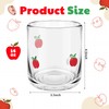 SiliFine Icon Juice Glasses, 14oz Stemless Wine Drinking Juice Glass