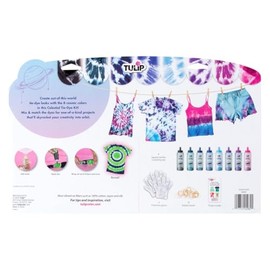 Tulip - Kit de teñido anudado de un paso con 8 colores para un solo paso, color celestial