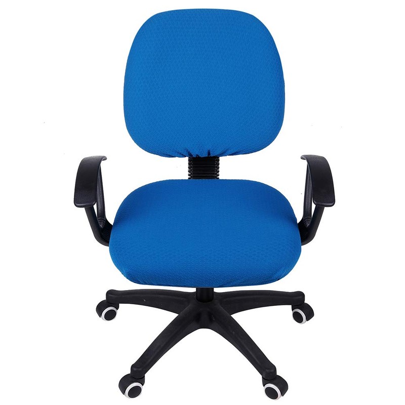 smiry Office Computer Chair Covers, Stretch Jacquard Universal Desk Rotating