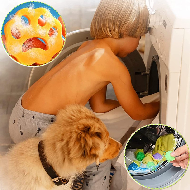 Pack of 6 Pet Hair Remover Washing Machine, 6 Pieces