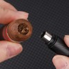 KEENSUN Cigar Punch - Cigar Hole Opener Stainless Steel Punch