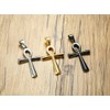 FPHNUY Men's Stainless Steel Coptic Anka Cross Religious Pendant Necklace,