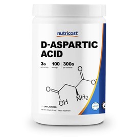 Nutricost D-Aspartic Acid (DAA) Powder 300G - Pure D Aspartic Acid