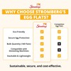 Stromberg's 30-Count Paper Egg Filler Flats, Biodegradable Bulk Egg Trays
