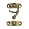 sourcing map Antique Vintage Lock Clasp Right Latch Hook Hasp