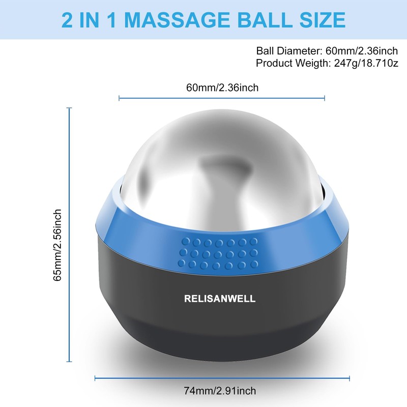 Cold Massage Roller Ball - Cold&Heat Relief - Tight and