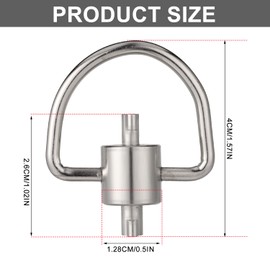 Refrigerant Locking Cap Key, HVAC Locking Cap Key Universal Locking Refrigerant Key HVAC Multi Key Tool for 410A and R22 Refrigerant Safety Caps