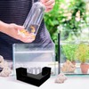 Mudoulu Aquarium Tunnel Decoration, Corner Fish Tank Accessory for Shrimp
