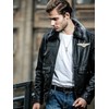 Arrowhead Necklace for Men Mens Necklace Pendant Black Silver (B: