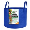 SMART POT 20-Gallon Soft-Sided Planter with Handles, Blue