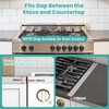 Stove Gap Covers Stainless Steel Stove Gap Filler,13.8'' to 27.5''