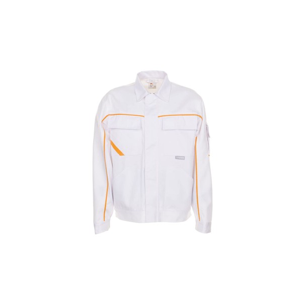 Planam Highline 2317 Men's Jacket Pure White Yellow Size 94