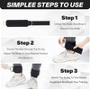 Ankle Straps (Pair) for Cable Machine Kickbacks Resistance Bands Glute