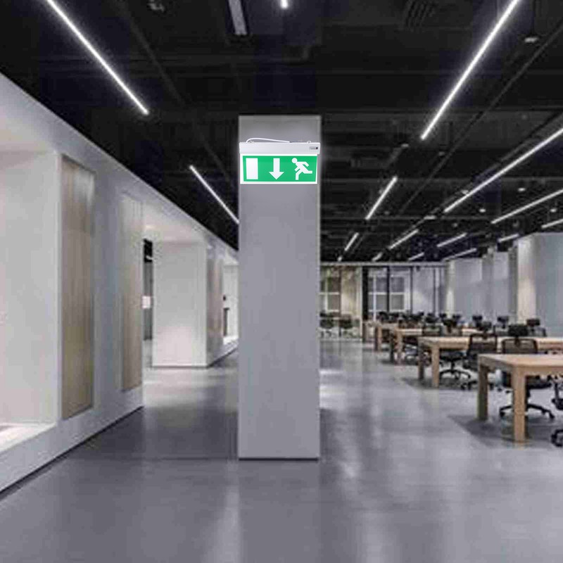 Acrylic LED Emergency Exit Lighting Sign Safety Evacuation Indicator Light