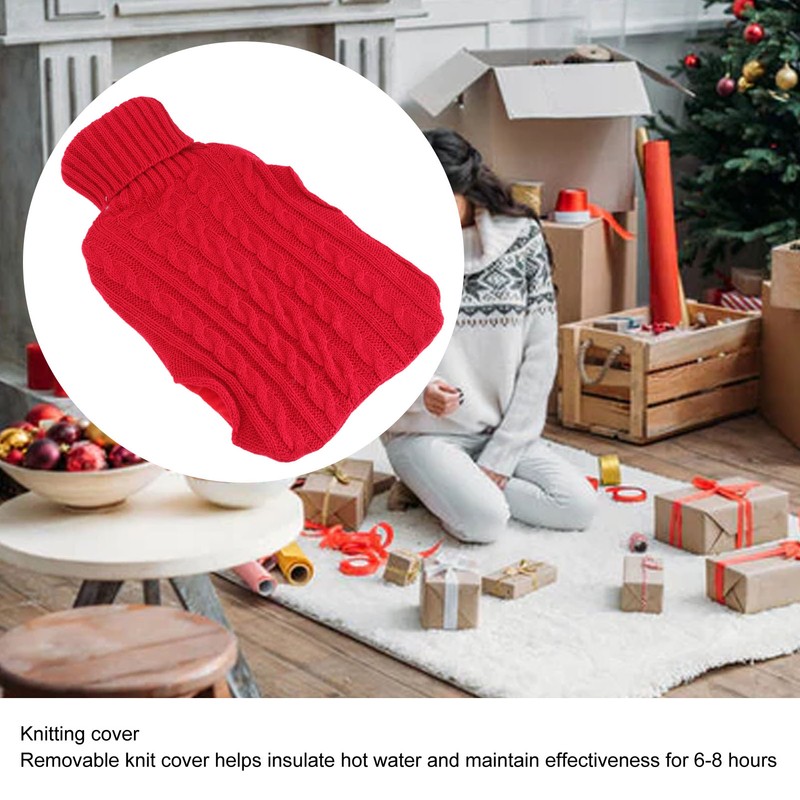 Hot Water Bag Rubber Explosionproof Water Injected Hand Warming Bag