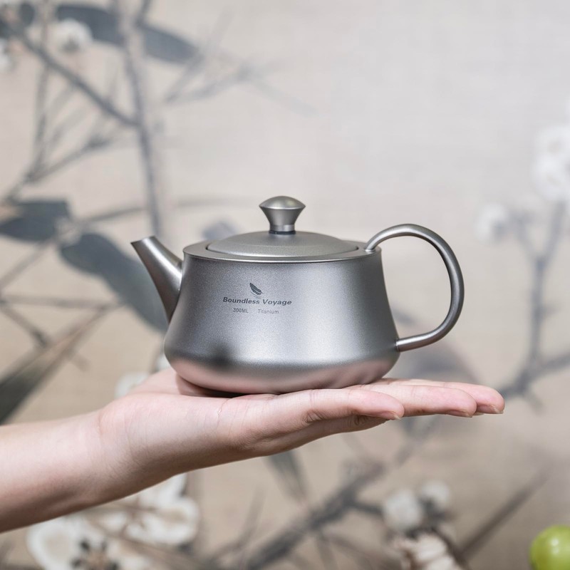 Boundless Voyage 300ml Titanium Kettle Portable Kung Fu Tea Set
