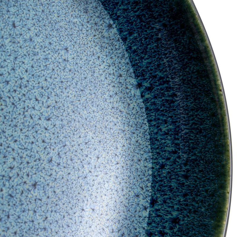 Sango Resona 16-Piece Blue Stoneware Dinnerware Set – Service for