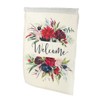 Totority 2pcs Vertical Polyester Garden Flag with Welcome Theme Durable