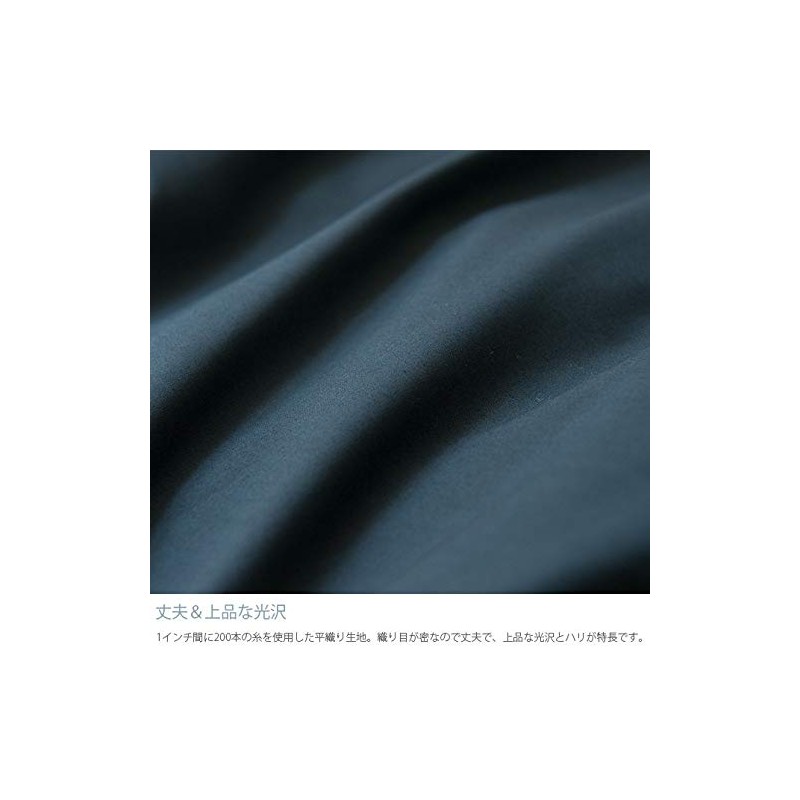 Fab the Home FH131811-310 Fitted Sheet, Navy, Single 39.4 x