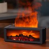 YALEDI Essential Oil Diffuser, 7 Colors Fireplace Flame Fire Oil