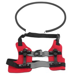 Blind Dog Harness Adjustable Collision Guide Ring Sturdy Blind Pet Guard for Visually Impaired Pets (M)