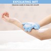 Sibba Pack of 8 Exfoliating Gloves, Bath Gloves for Shower,
