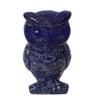 Lapislazuli Stein Eule, Steintier Lapislazuli, Edelstein Eule Lapis-Lazuli 5cm/2 inch