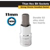 Titan 15611 1/2-Inch Drive x 11mm Hex Bit Socket