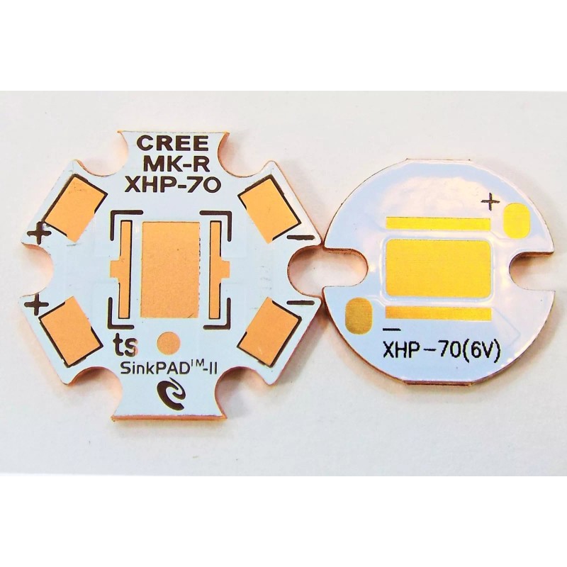 SinkPad Copper LED PCB direct thermal path for Cree XML,