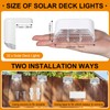 32 Pcs Solar Deck Lights Outdoor, Solar Step Lights Waterproof