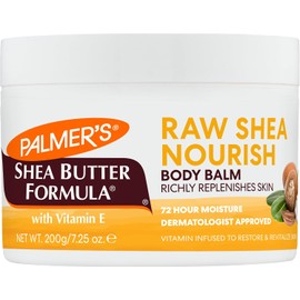 Palmer's Shea Butter Formula, Bálsamo Corporal Humectante y Nutritivo para Piel Seca y Áspera - Concentrado Sólido con Manteca de Karité y Vitamina E, Dermatológicamente Probado, 200g